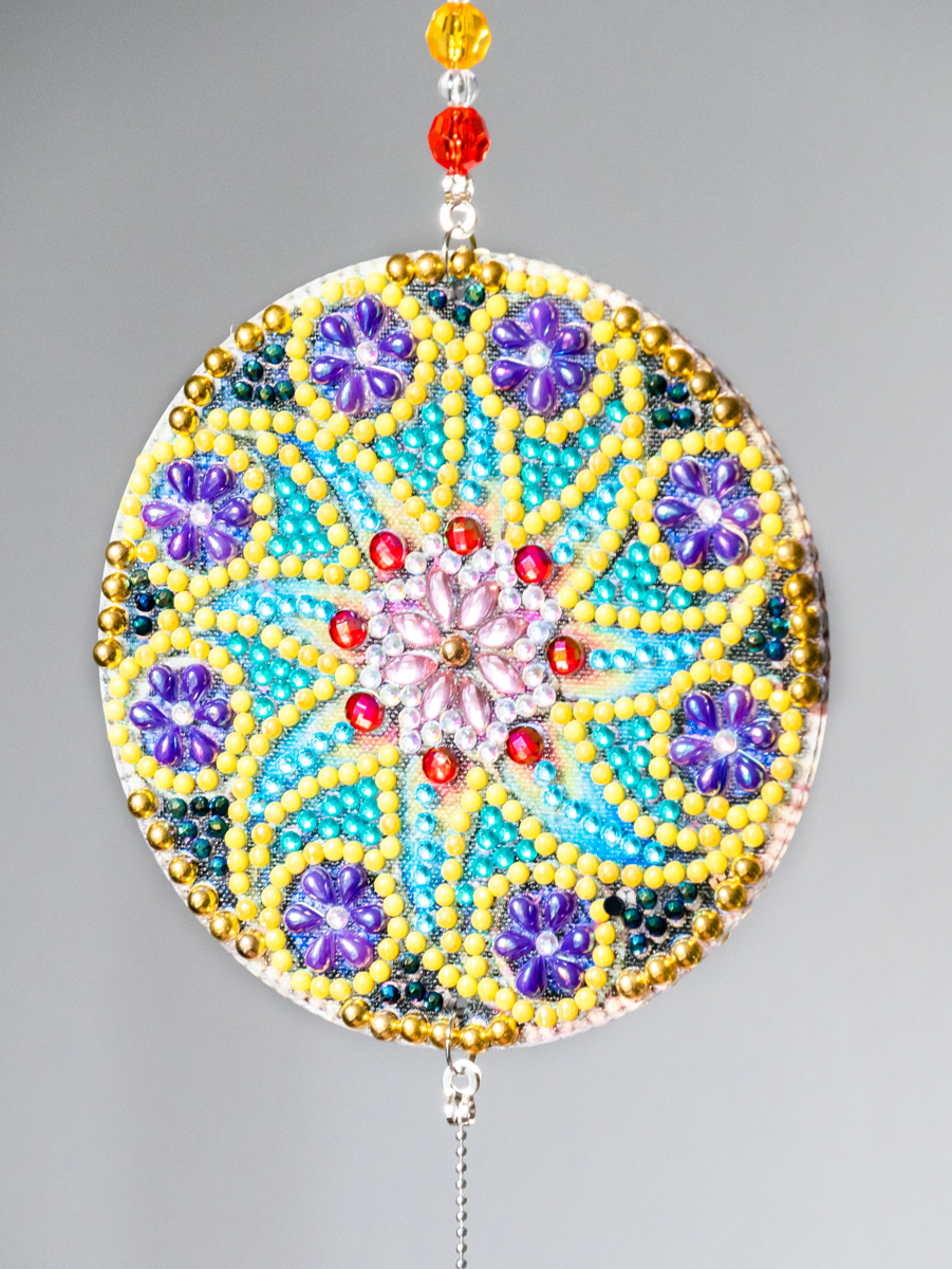 Diamond painting mandala zonnevanger