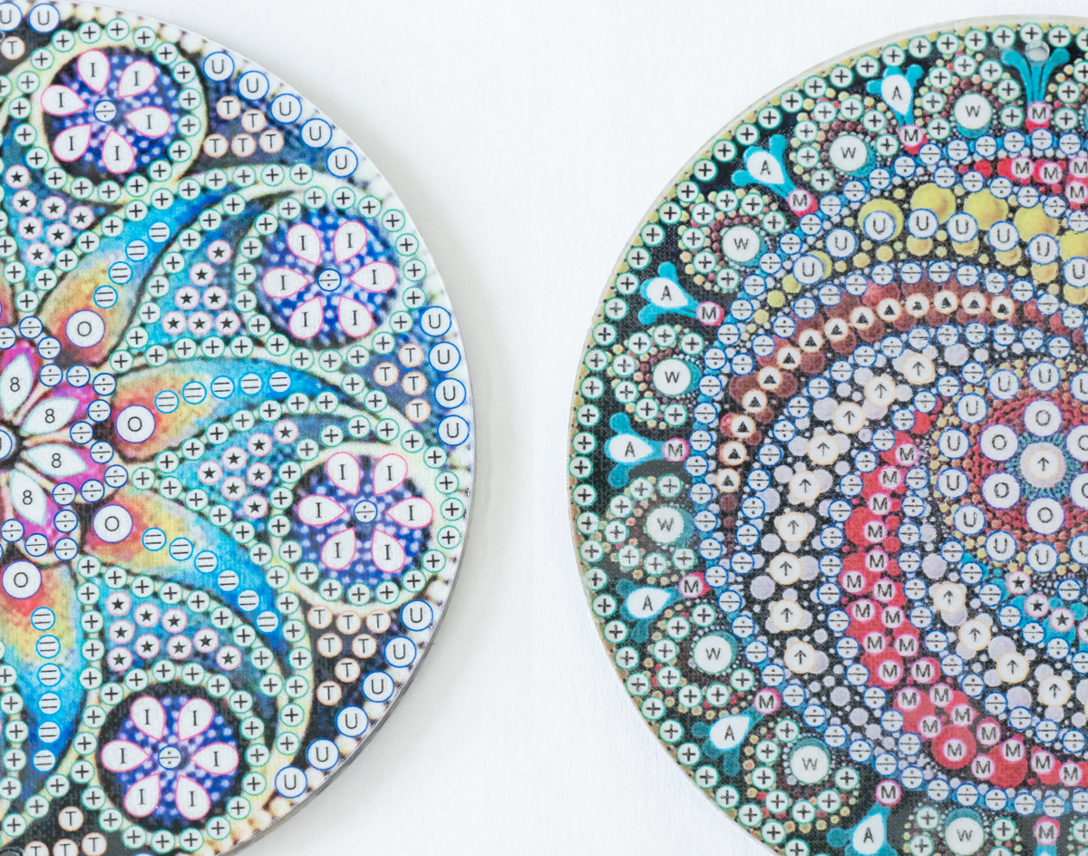 Diy diamond painting zonnevangers mandala's