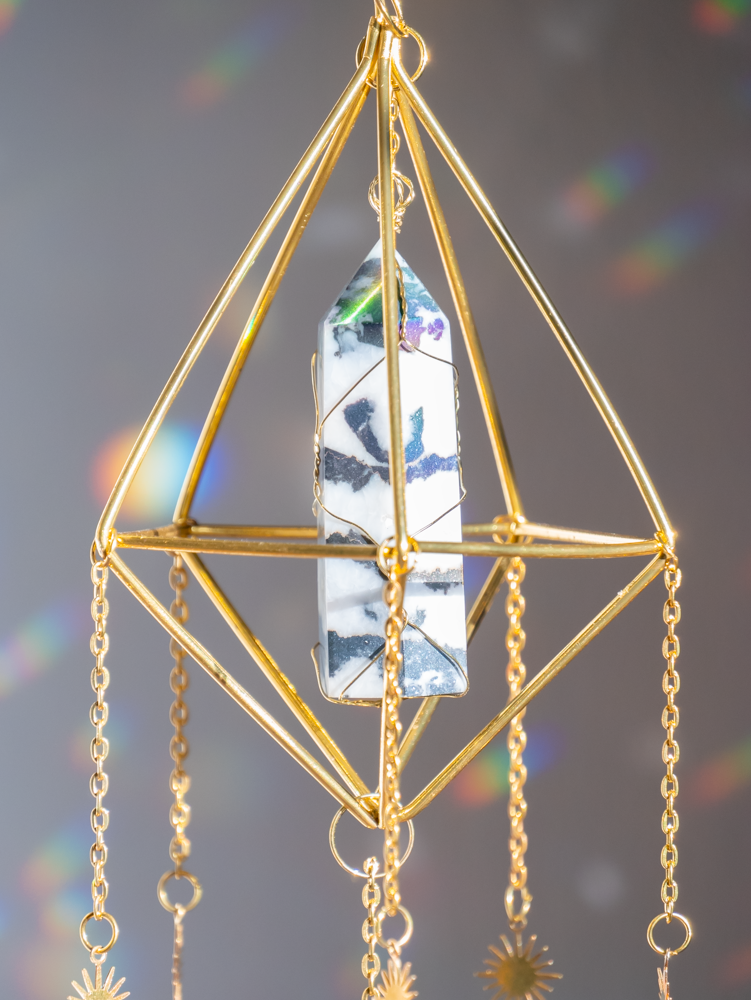 Angel aura zebra jaspis zonvanger