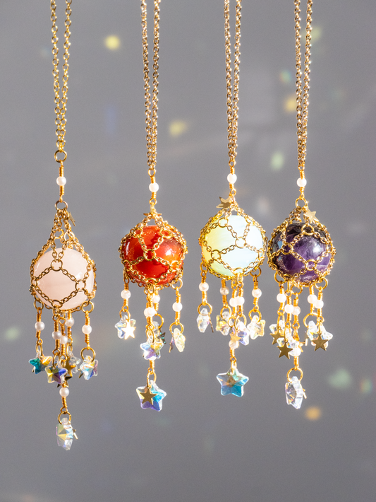 Autospiegel hanger edelsteen