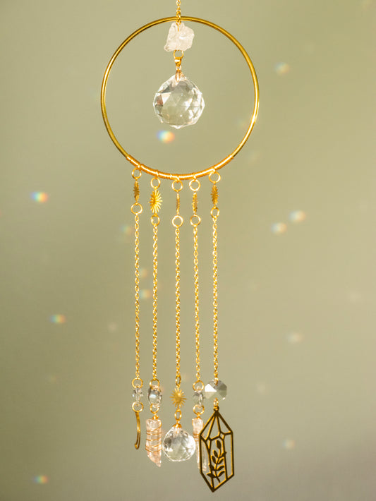 Dromenvanger met kristallen