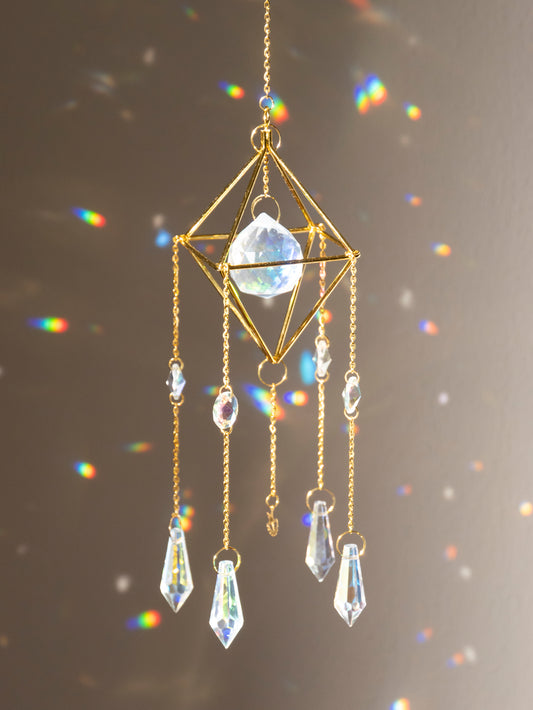 Raamdecoratie zonnevanger goud of zilver