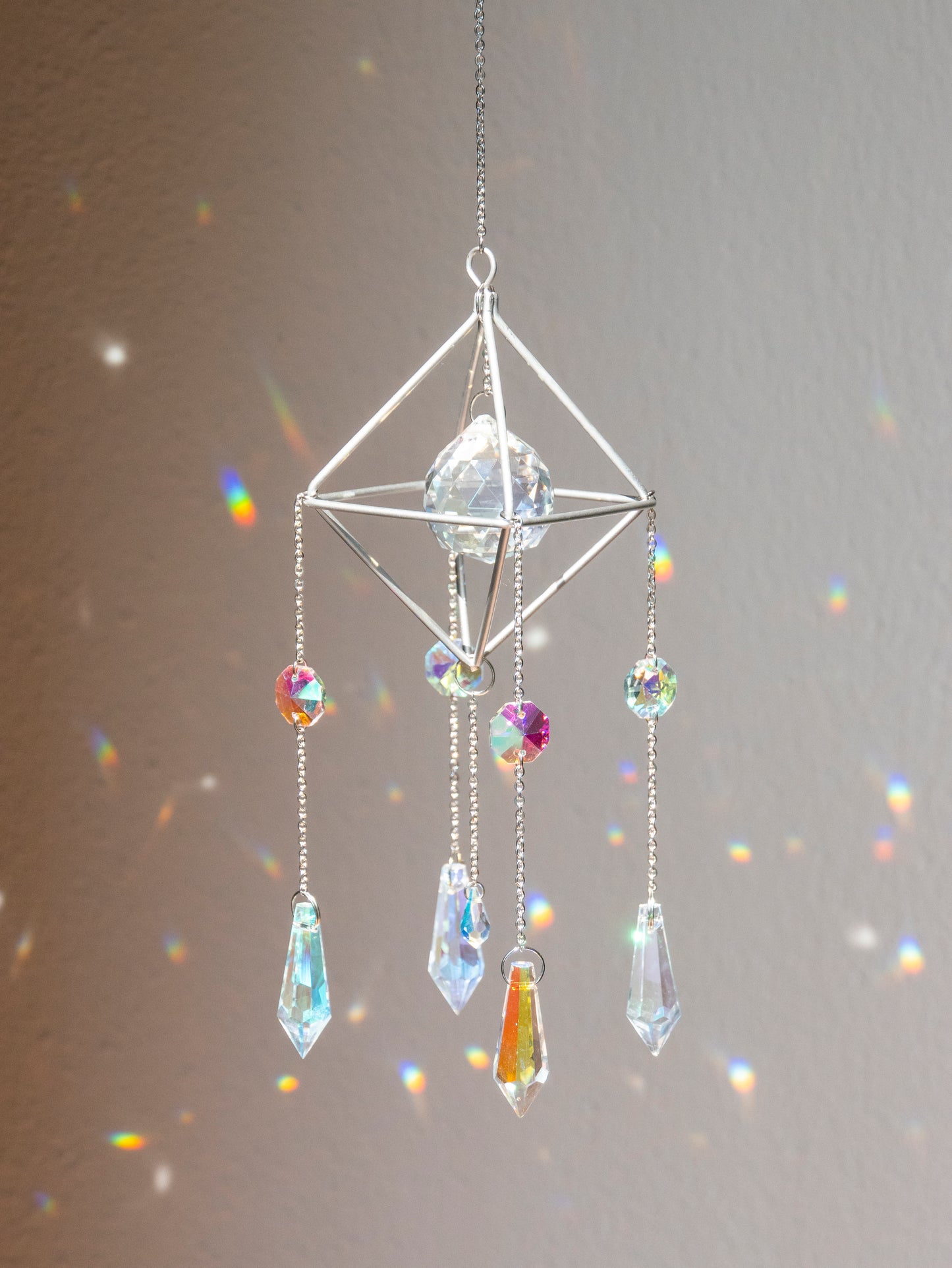 Raamdecoratie zonnevanger goud of zilver