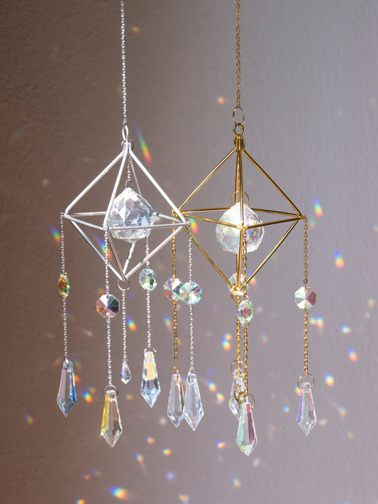 Raamdecoratie zonnevanger goud of zilver