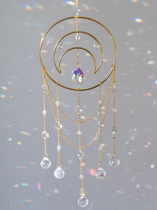 Leuke raamhanger met raamkristallen