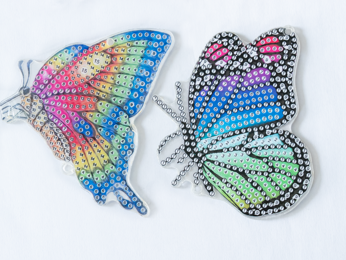 Diamond painting vlinders zonnevangers