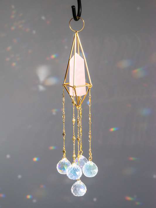 suncatcher rozenkwarts