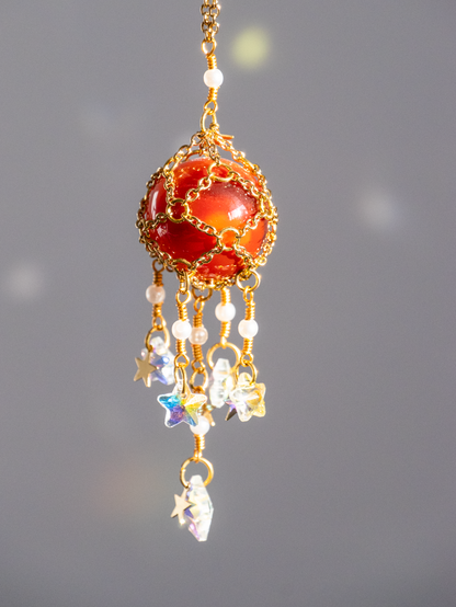 Autospiegel hanger edelsteen