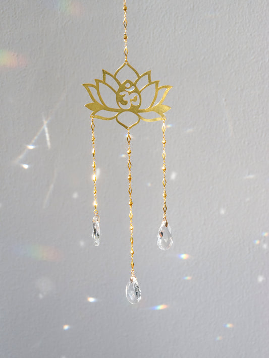Feng Shui Lotus raamhanger / raamkristal